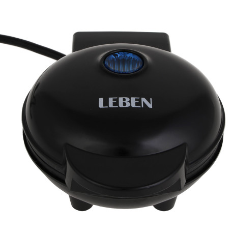 LEBEN Мини-вафельница, 550 Вт, пластик, нерж. сталь, антиприг.покрытие