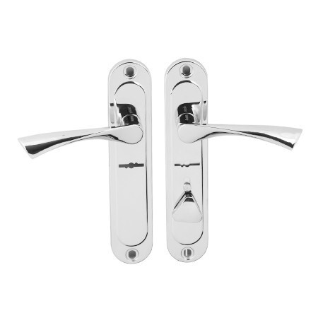 Ручки на планке AVERS HP-42.0123-S-C-CR-L (хром, левая, с вертушкой, м/о-42мм) д/Эльбор, Border ЗВ9-6 и т.п.