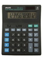 Калькулятор настольный ПОЛНОРАЗМЕРНЫЙ Attache Economy 12 разр., чёрный 974205