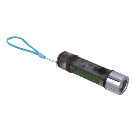 ЕРМАК Фонарь мини с USB штекером, 6 режимов, 500мАч, магнит, красный свет, 92х24 мм