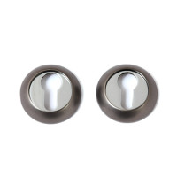 Накладка под цилиндр DP-C-0802-GRF Megapolis (графит)  Апекс (1пара)  \12 (144)