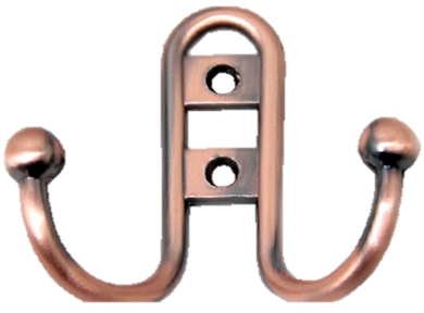 Крючок мебельный 607/2, цвет хром