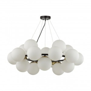 LUMION 6508/20 MODERNI LN23 черный, белый, бронза Люстра E14 20x40W 220V MELONA