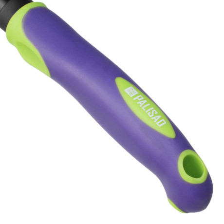 Совок посадочный широкий, 85х335 мм, стальной, обрезиненная эргономичная рукоятка, LSR1, Palisad