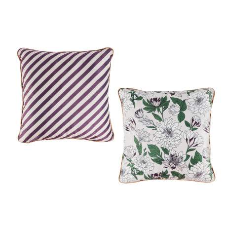PROVANCE Хейзел Чехол для подушки 40х40см, велюр, 100% полиэстер, 2 дизайна