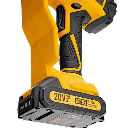 Цепная мини-пила аккумуляторная бесщет., СCS-200BL, шина 200 мм, Li-Ion, 20 В Denzel