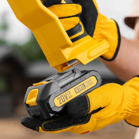 Цепная мини-пила аккумуляторная бесщет., СCS-200BL, шина 200 мм, Li-Ion, 20 В Denzel