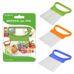 Держатель д/лука (кратность 6шт!!!), нерж.сталь, пластик AN53-36 Мультидом