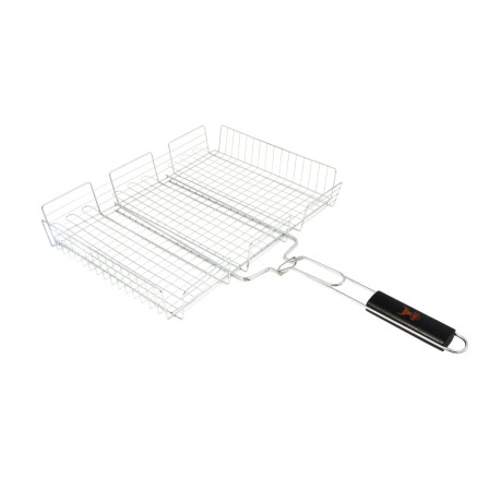 Решетка-гриль хром. тм GRILLBOOM, 30х40х7см