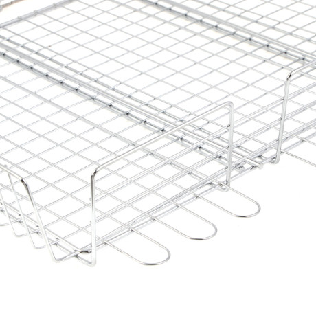 Решетка-гриль хром. тм GRILLBOOM, 30х40х7см