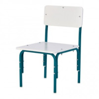 Стульчик детский растущий Фея Мой малыш, 1-2 гр., белый-морская волна (мест 1)