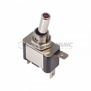 REXANT тумблер 12V 20А (3c) ON-OFF однополюсный с красн LED инд. (ASW-07D) цена за шт (10!),,36-4330