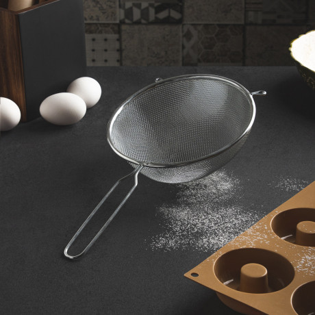 Сито с ободом и ручкой 18см FY-018