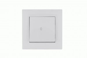 MAKEL Karea Rizz выкл. СУ 1 кл. (проходн.) БЕЛЫЙ 88001005