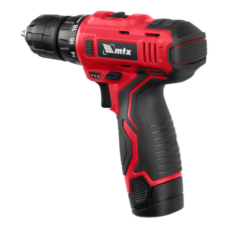 Дрель-шуруповерт аккумуляторная MCDL-12-02P, Li-Ion, 12 В, 2 акк. MTX