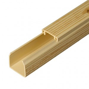 Промрукав Кабель-канал сосна 2-й замок в п/э 16х16 (120м/уп) 025435