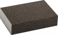 Губка шлифовальная ЗУБР &quot;МАСТЕР&quot; четырехсторонняя, средняя жесткость, Р80, 100х68х26мм