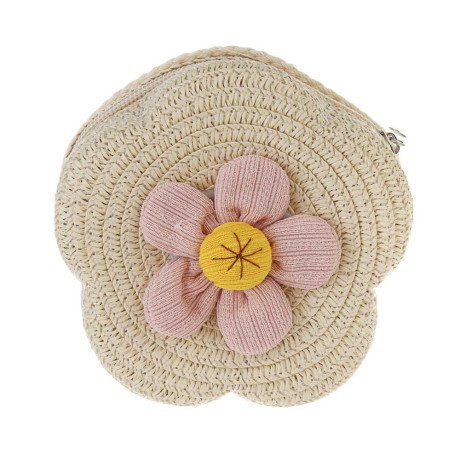 Сумка плетенная с декором на длинном ремне, тм ЮL, 11-12x6 см, папирус, полиэстер