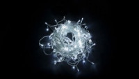 Feron Гирлянда-занавес ул. 320LED 5000K 3*2м, IP44, прозр.3м, соед.5шт, CL21 32339