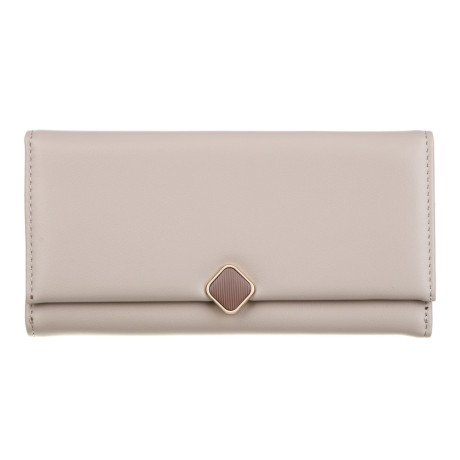ЮL Зефира Кошелек для карт и купюр, ПУ,  19х9,5х2,5см, беж, МП-7