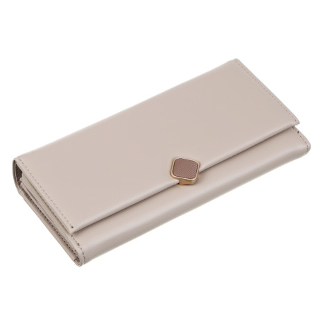 ЮL Зефира Кошелек для карт и купюр, ПУ,  19х9,5х2,5см, беж, МП-7