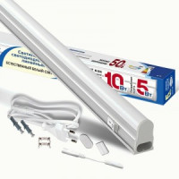 IONICH св-к св/д линейный T5 5W(450lm) 4000K 4K 286x23x33 выкл.(шнур с вилк) IP40 ILED-COCB 300 1565