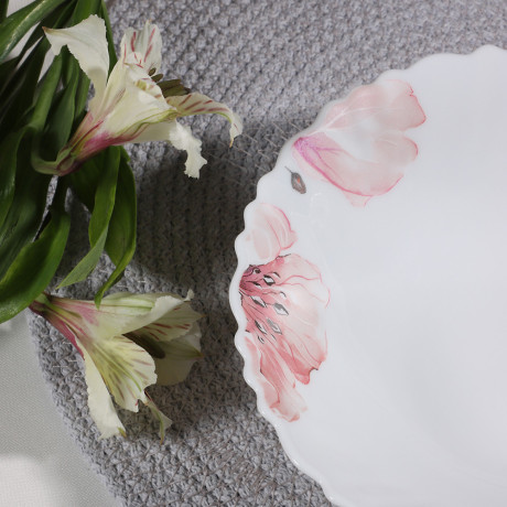 MILLIMI Роселла Салатник, опаловое стекло, 16.5см