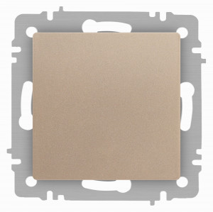 ЭРА Intro Accent мех. выкл. (перекл.) СУ 1 кл. проходн. 10А 250В, шампань 6-103-04