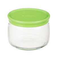 PASABAHCE Чешни Банка стеклянная с пласт. крышкой 420мл, стекло, 43002SLB
