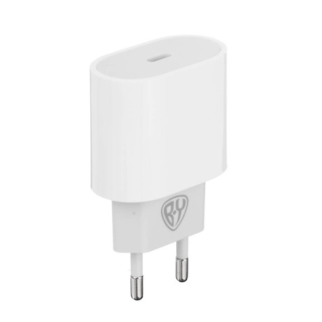 Сетевое зарядное устройство BY Pure 20Вт, USB-C PD,110-240В,50-60Гц, пластик, белый