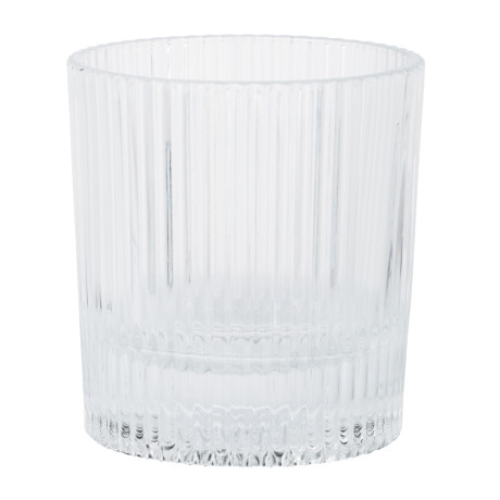MILLIMI Набор стаканов 6 шт, 300 мл, стекло, рифленый