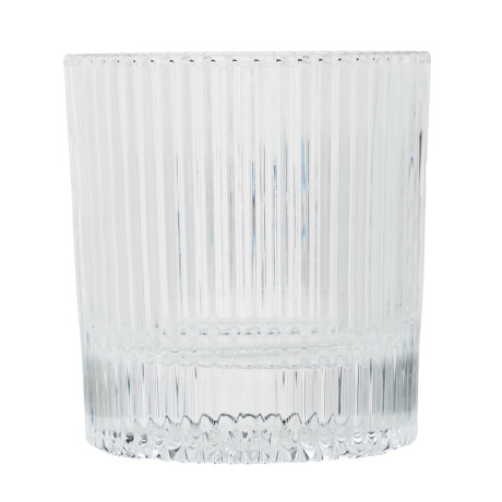 MILLIMI Набор стаканов 6 шт, 300 мл, стекло, рифленый