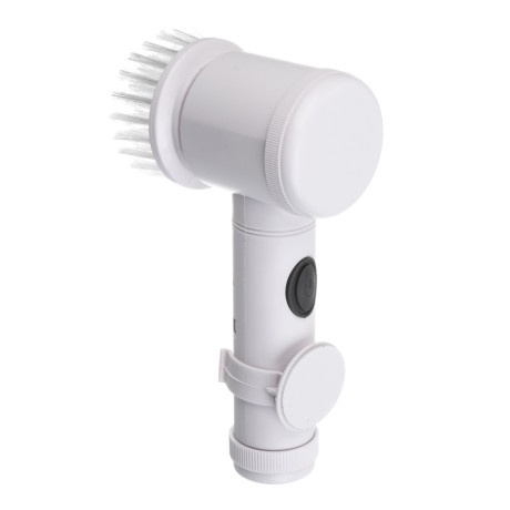 LEBEN Электрическая щетка для уборки, 5 насадок, 500 мАч, пластик, белый