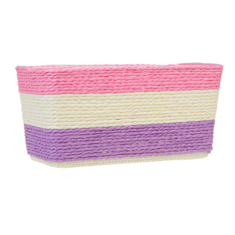 INBLOOM Кашпо плетеное 18х9.5х8.5см, бумажная лоза, ПП