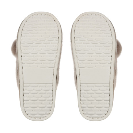 Обувь домашняя кролик, размер 38-39, цвет бежевый, #7