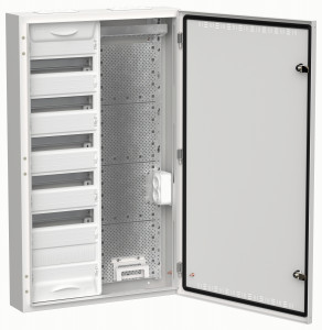 IEK TITAN 5 щит (корпус) метал. комб. ЩРн-72 (2х72) 960х570х140 навесн. белый IP30 TI5-51-N-2X072-30