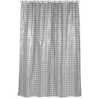 Шторка для ванной тм VETTA Квадро, ПЕВА 60г/м2, 180x200см, серый цвет
