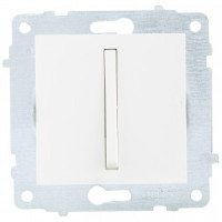 OVIVO мех. выкл. СУ 1 кл. 10А (узкая клавиша) белый (ко всем рамкам) 610-000201-200