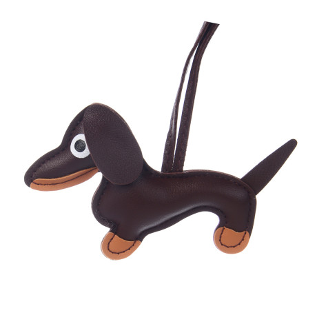 Подвеска брелок тм ЮL Такса, ПУ, 22х12,5 см, 3 цвета