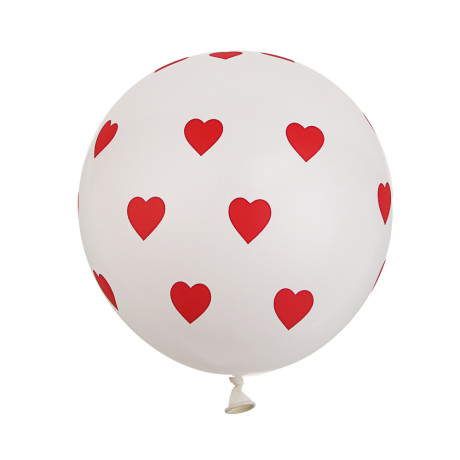 Набор воздушных шаров тм Fntastic 6 шт, 12" с сердечками