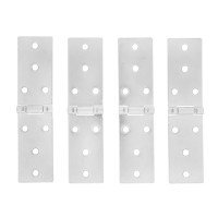 Петля карточная, 140 х 34 мм, цинк, 4 шт, (Металлист)