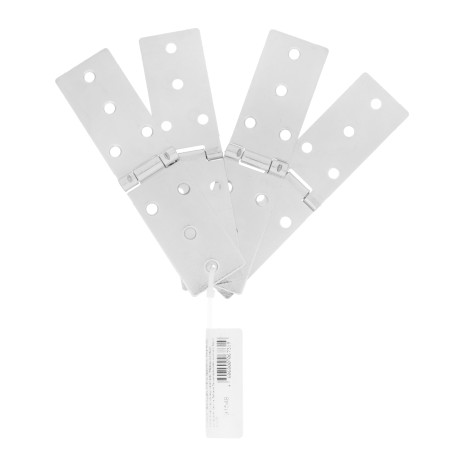 Петля карточная, 140 х 34 мм, цинк, 4 шт, (Металлист)