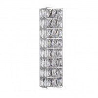 ODEON LIGHT 4927/9WL L-VISION ODL24 483 хром/мет/хрусталь бра LED 9W 4000K 508lm PANTA 86