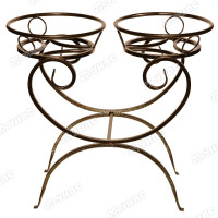 Подставка д/цветов &quot;Дуэт 7&quot; d=260мм медн.