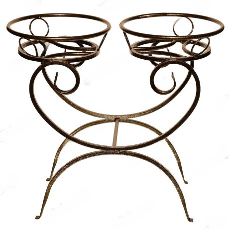 Подставка д/цветов "Дуэт 7" d=260мм медн.