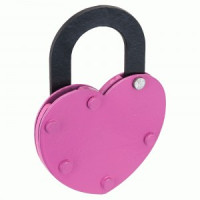 Н.Новгород ЗВ-А &quot;Сердечко&quot; розовый Замок навесной (50,5)