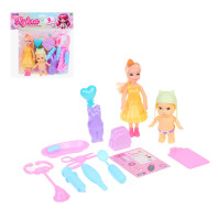 ИГРОЛЕНД Кукла с аксессуарами, в пакете, PP, PVC, ABS, 22,1х5х22,5 см