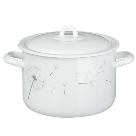 Одуванчик Кастрюля эмалированная 4,3л, индукция