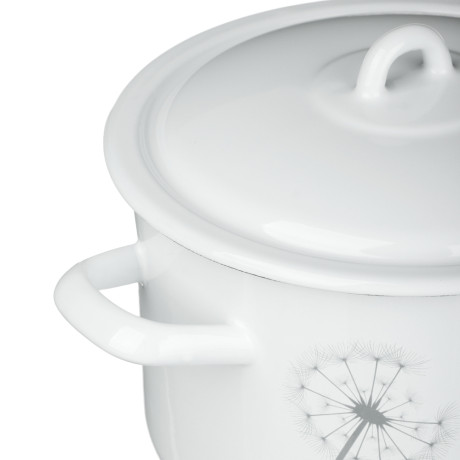 Одуванчик Кастрюля эмалированная 4,3л, индукция