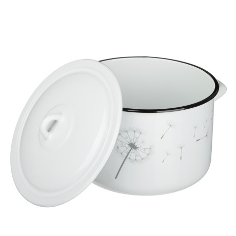 Одуванчик Кастрюля эмалированная 4,3л, индукция